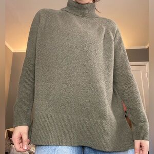 a new day Soft Olive Green Turtleneck Sweater